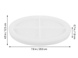 Molde silicona bandeja ovalada con escamas 